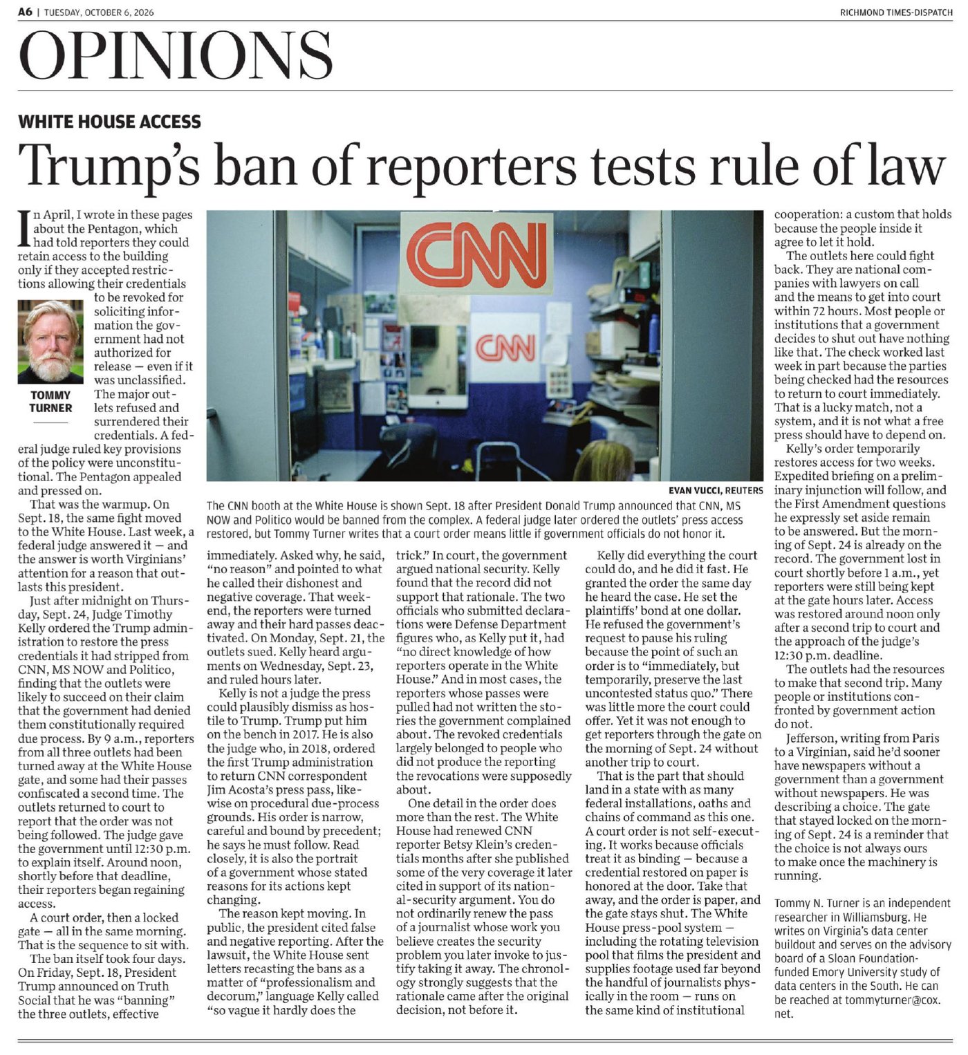 Trump White House denied CNN, Politico and MS NOW press access despite federal judge's order